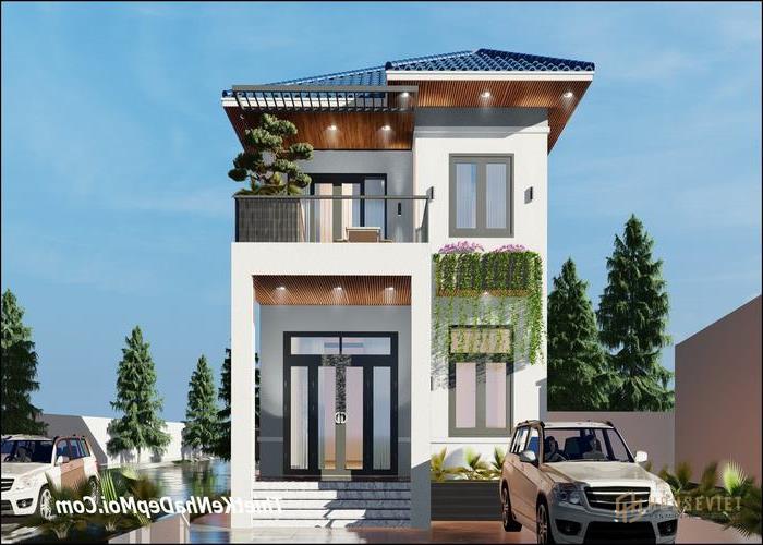 Nhà 1 trệt 1 lầu 2 mặt tiền. 