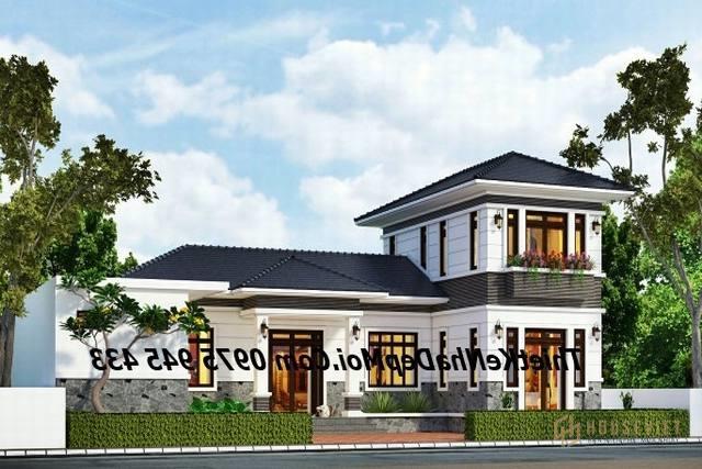 Biệt thự vườn 1,5 tầng đẹp