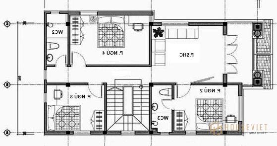 Biệt thự mini 2 tầng kiểu mẫu 1 tháp