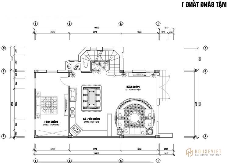 Biệt thự mini 2 tầng kiểu mẫu 1 tháp