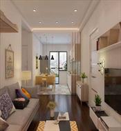 Mẫu phòng khách 25m2 vẻ đẹp đến từ sự sáng tạo độc đáo