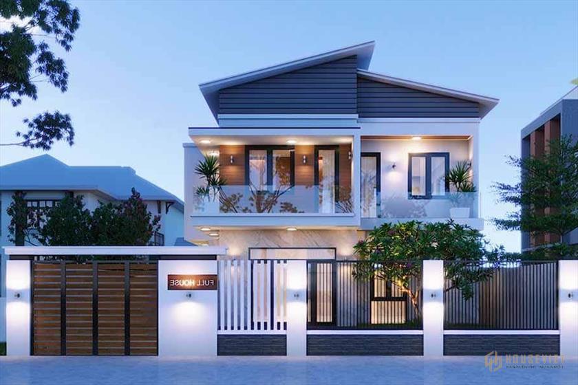 Nhà phố 2 tầng đẹp hiện đại