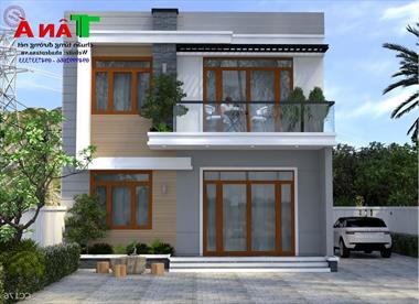 Tham khảo thêm mẫu nhà 2 tầng mái bằng ở Đông Triều, Quảng Ninh;  MS: CC176