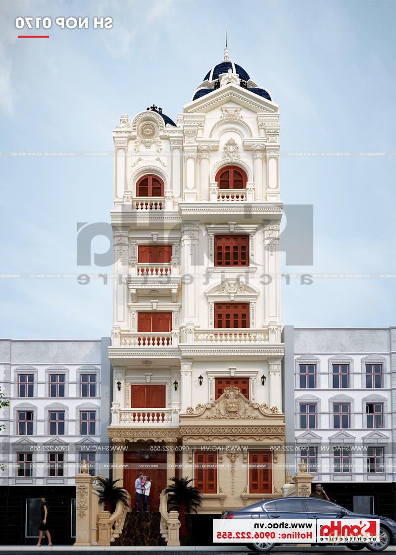 Biệt thự 5 tầng bán cổ điển đẹp ở quận Tân Phú | Phan Kiến Phát chuyên tư  vấn - thiết kế - xây dựng nhà phố, biệt thự, nhà đẹp, công trình dân dụng.