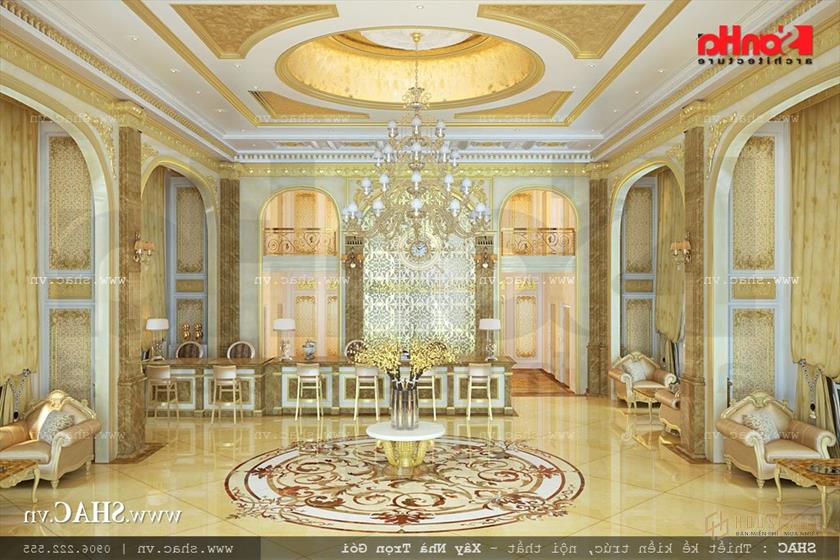 Sảnh sang trọng của khách sạn
