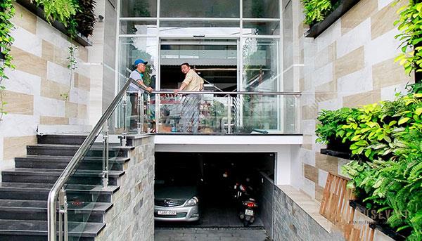 Xây nhà có tầng bán hầm cần có bố cục kiến ​​trúc hài hòa, hợp lý.