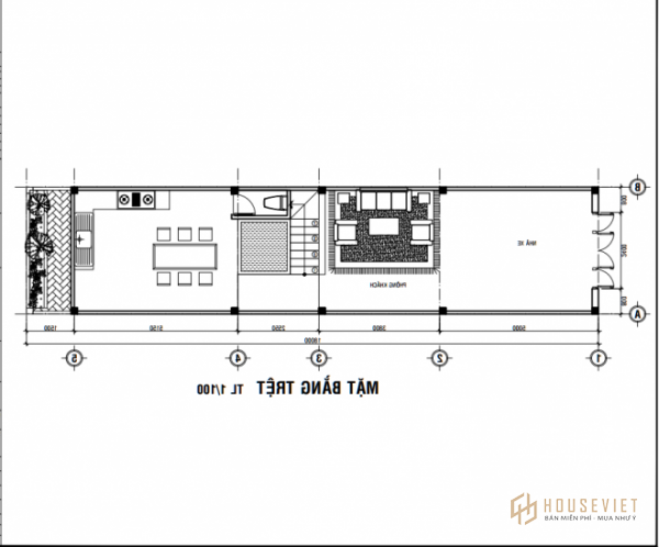 bản vẽ nhà phố 3 tầng đẹp
