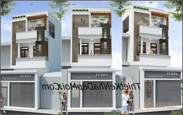 Mẫu nhà phố 3 tầng hiện đại 5x20