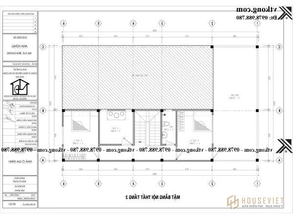 Mẫu nhà ống 2 tầng kết hợp kinh doanh