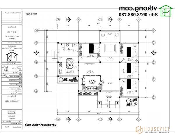 Mẫu biệt thự vườn 1 tầng 12x15m