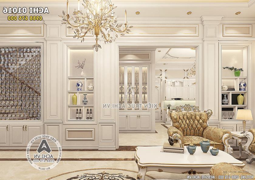 Ảnh: Kệ trưng bày không gian phòng khách - ACHI 01016