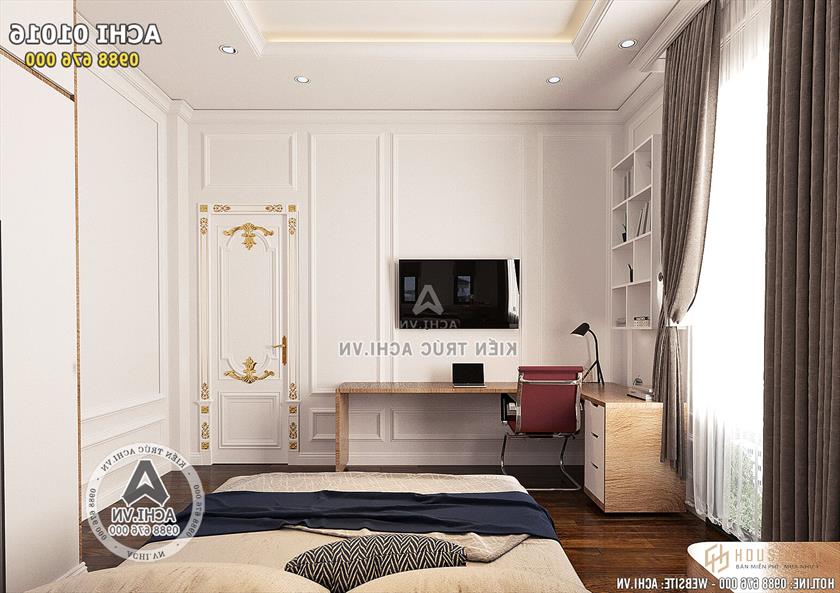 Hình ảnh: Không gian phòng ngủ bé trai phong cách hiện đại - ACHI 01016