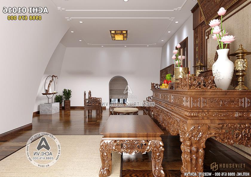 Hình ảnh: Không gian phòng thờ trang nghiêm - ACHI 01016