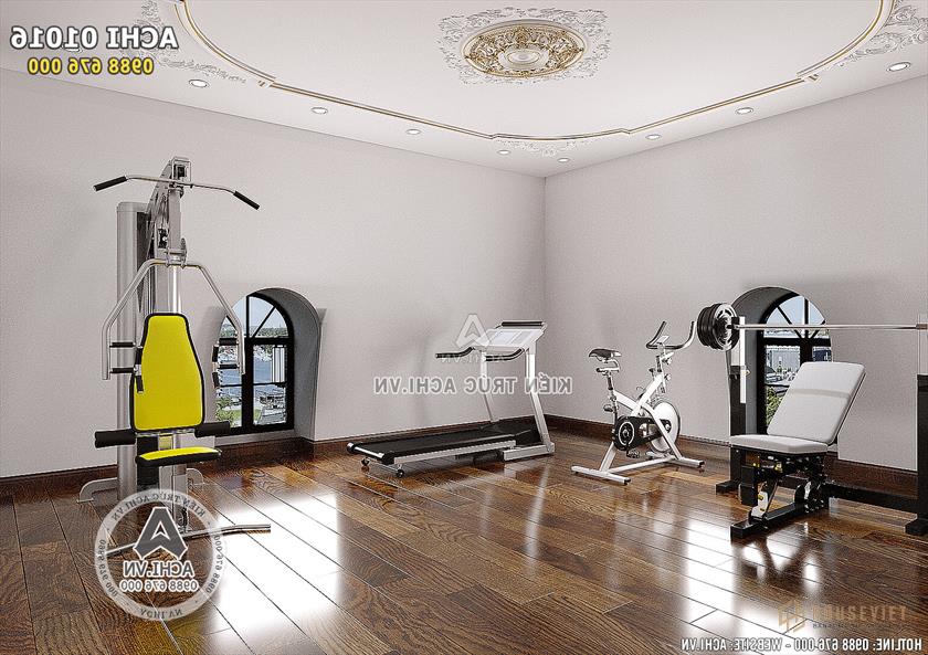Hình ảnh: Thiết kế nội thất không gian phòng ngủ phòng gym - ACHI 01016