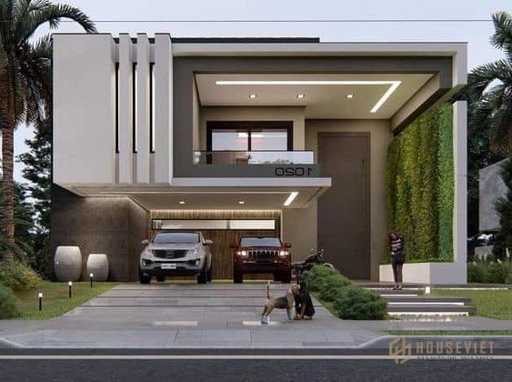 Biệt thự Vuông 2 Tầng |  20+ Mẫu Biệt Thự Vuông Đẹp Nhất Hiện Nay