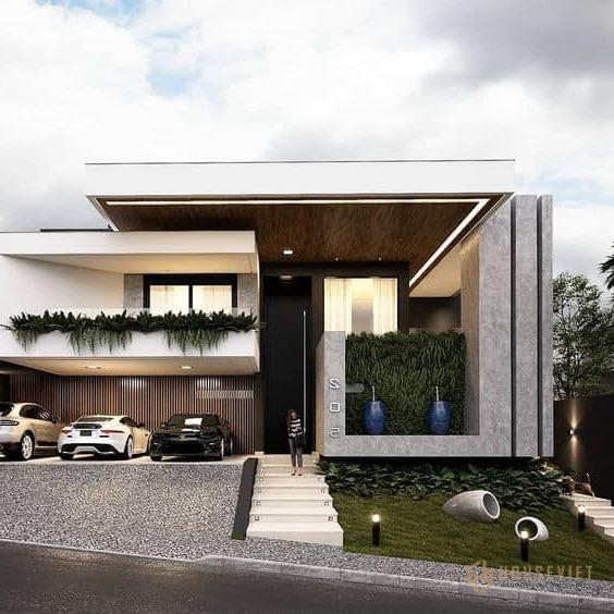 Biệt thự Vuông 2 Tầng |  20+ Mẫu Biệt Thự Vuông Đẹp Nhất Hiện Nay