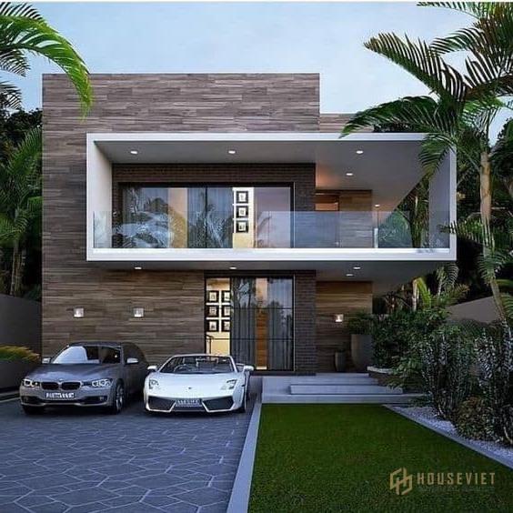 Biệt thự Vuông 2 Tầng |  20+ Mẫu Biệt Thự Vuông Đẹp Nhất Hiện Nay