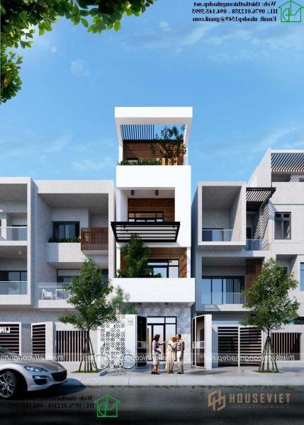 nhà phố đẹp 4x14m 3 lầu 1