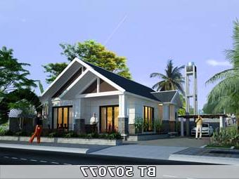 Nhà cấp 4 nông thôn 2 phòng ngủ BT507077