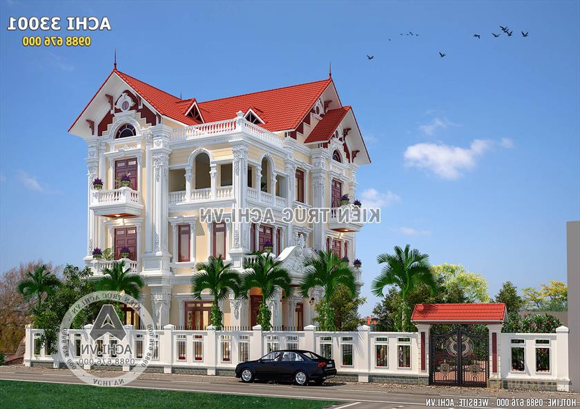 Kiến trúc Pháp với mái ngói đỏ tươi thu hút mọi ánh nhìn