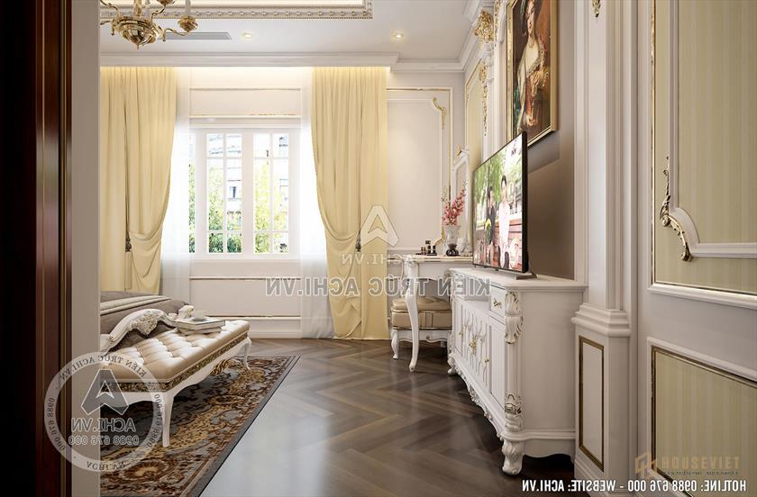 Thiết kế phòng ngủ tân cổ điển đẹp