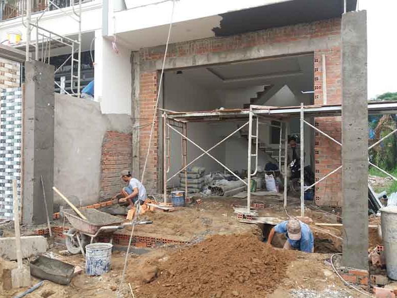 Thi công nhà phố 3 tầng hiện đại