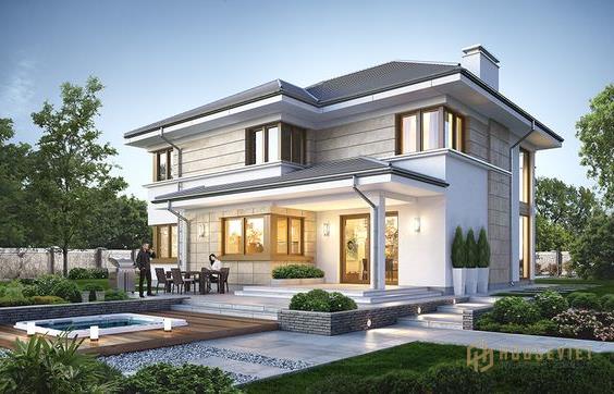 Biệt Thự Mini 2 Tầng 60m2 4 Phòng Ngủ Ở Miền Quê Đẹp