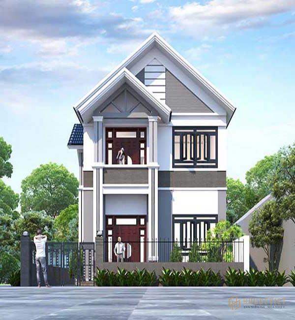 Mẫu nhà 2 tầng mái thái đẹp