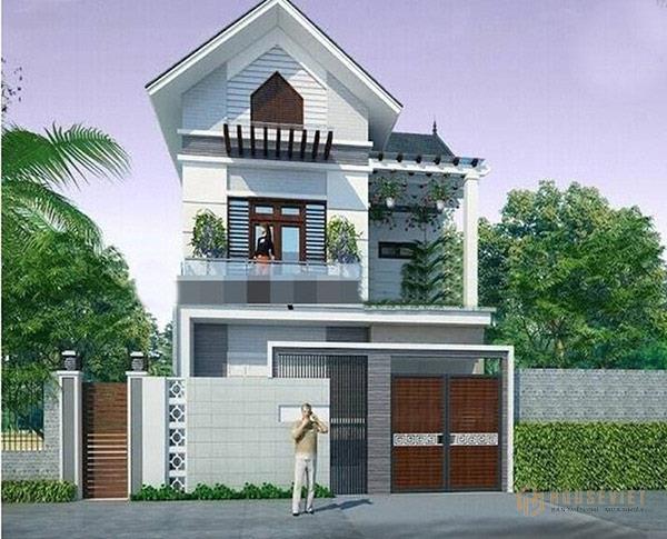 Mẫu thiết kế nhà 2 tầng đẹp hiện đại