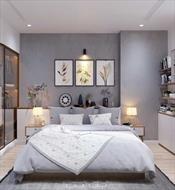 Mẫu phòng ngủ 14m2 mang vẻ đẹp của sự tiện nghi và hiện đại