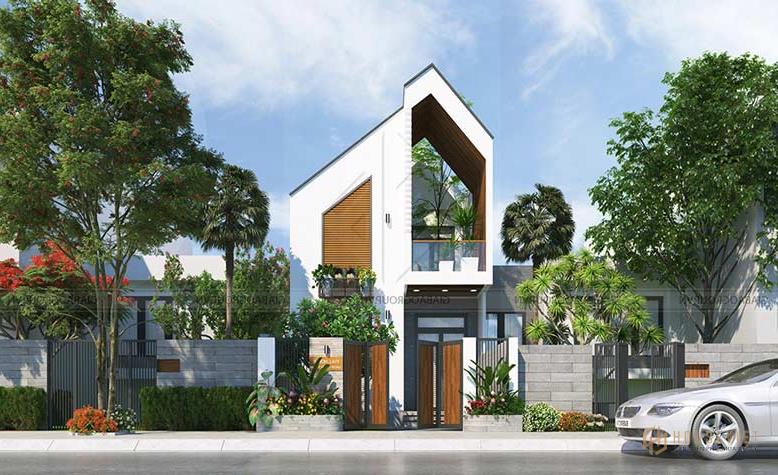 Kiến trúc sư thổi hồn sức sống vào thiết kế mẫu biệt thự mini 2 tầng hiện đại