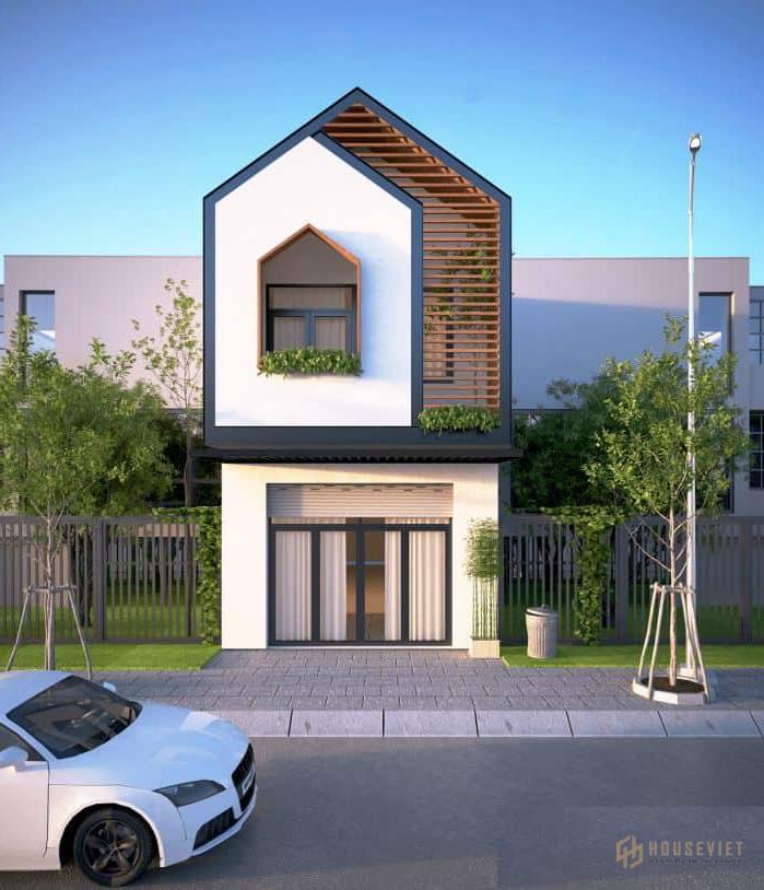 Nhà ống 5x18m bố trí giếng trời thông minh