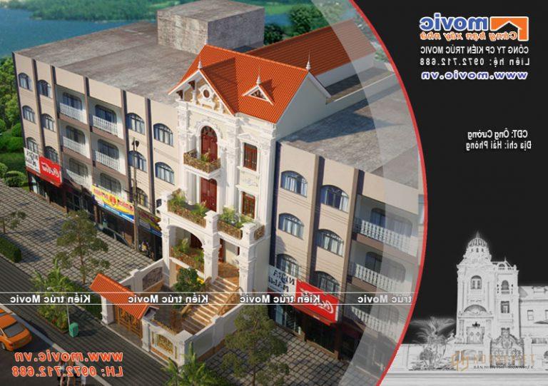 Mẫu nhà cấp 4 cổ điển mái thái lộng lẫy, sang trọng - MV1827