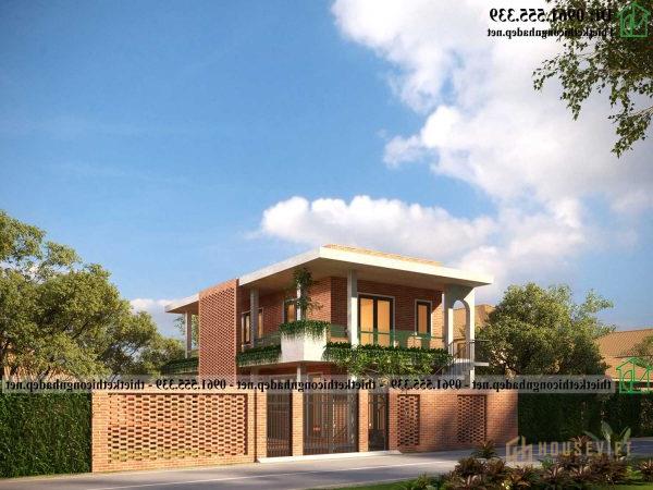 Biệt thự 2 tầng mái bằng 5x10m ở Ninh Bình NDBT2T134