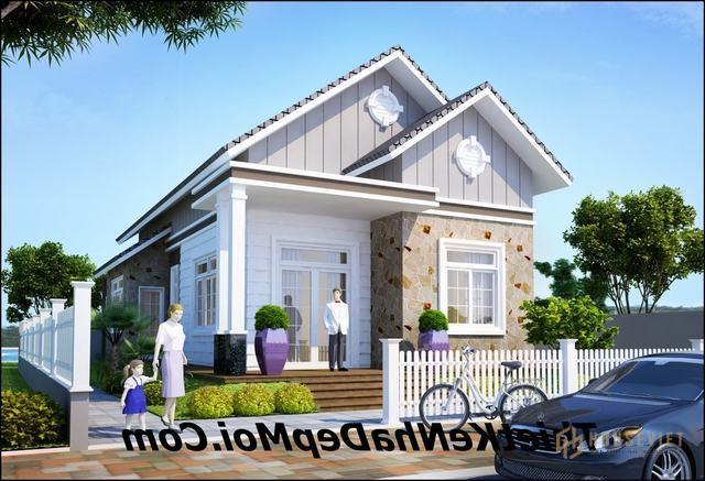 Mẫu nhà cấp 4 đẹp 120m2