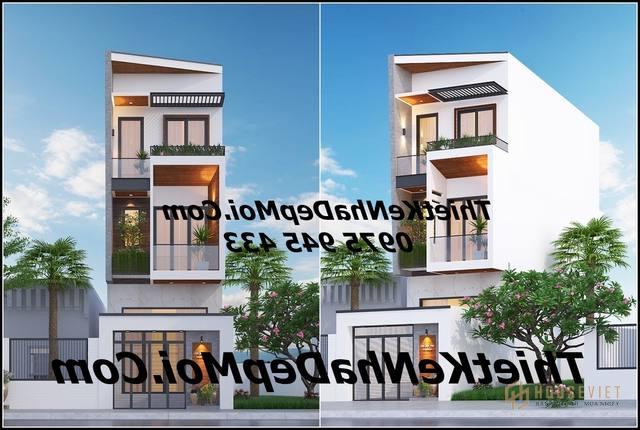 Nhà lệch tầng mặt tiền 4m