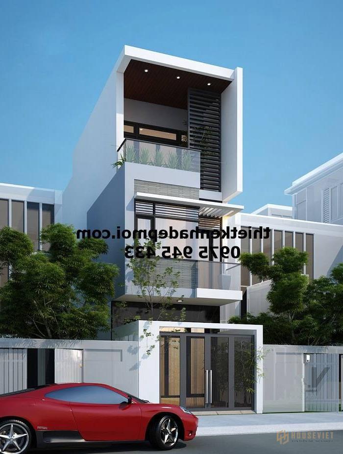 Mẫu nhà lệch tầng 4x16m