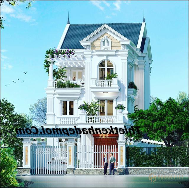 Biệt thự 1 trệt 2 lầu mặt tiền 8m