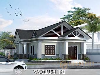 Nhà cấp 4 nông thôn 4 phòng ngủ BT511077