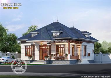 Mẫu nhà cấp 4 đẹp 120m2 ở Chương Mỹ: ACHI 11039