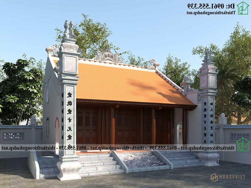 Thiết kế nhà thờ họ bằng bê tông cốt thép NDNTH30