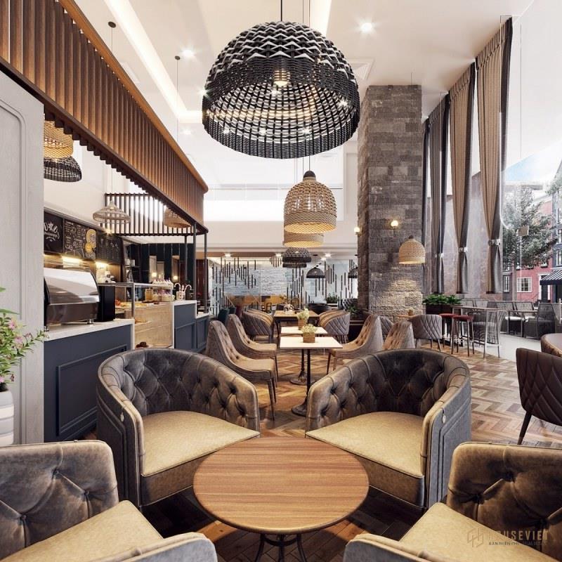 Không gian quán vô cùng sang trọng và đẹp mắt khiến khách hàng trầm trồ khi bước vào quán