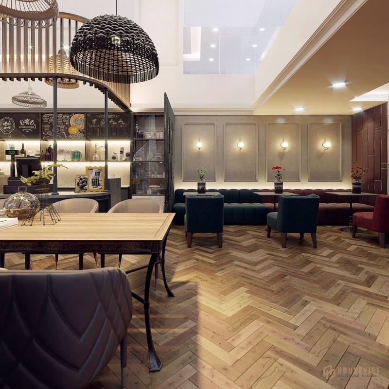 Quán cafe phong cách cổ điển trang trí bắt mắt