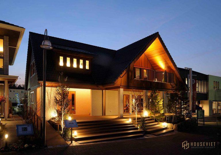 Không gian biệt thự đẹp lung linh ánh đèn