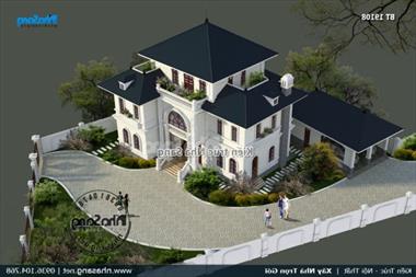 5 mẫu biệt thự vườn 3 tầng đẹp nhất năm 2020