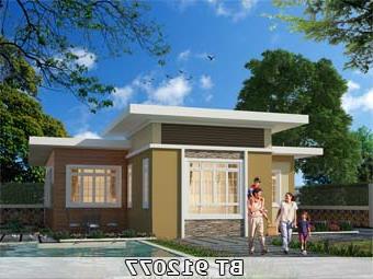 Nhà cấp 4 nông thôn mái bằng BT912077