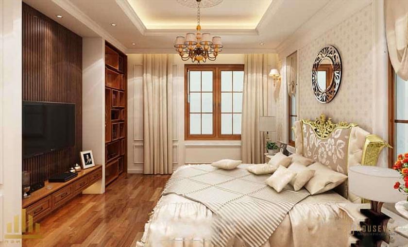 Nhà biệt thự kiểu pháp hiện đại