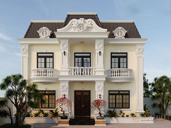 Thông thường biệt thự 2 tầng tân cổ đẹp có giá khoảng 1 tỷ