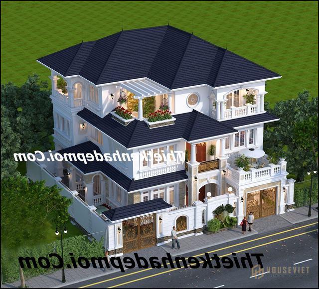 Biệt thự 3 tầng đẹp tại Hải Phòng 