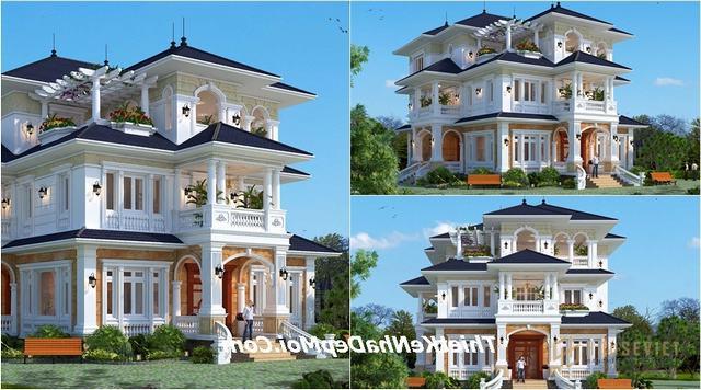 Mẫu biệt thự 3 tầng đẹp